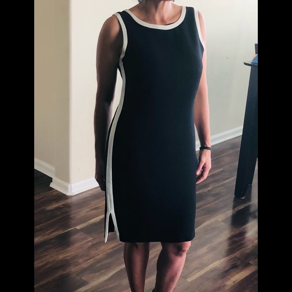 Black dress.